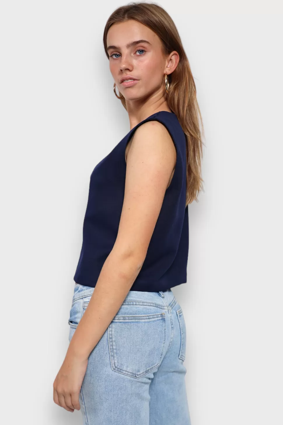 Gilet "Charm" Marine*Meet Me There Cheap