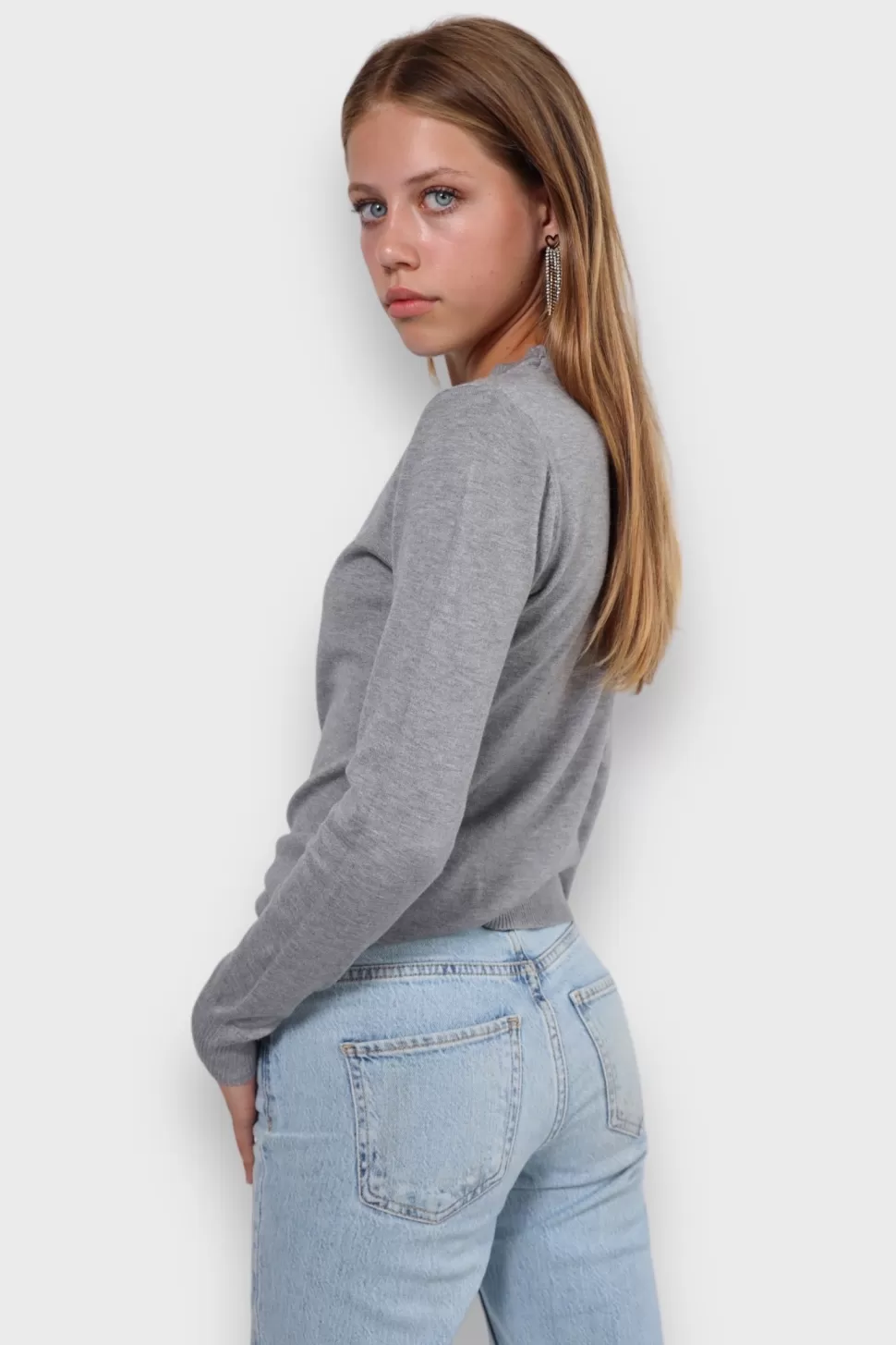 Pull "Essentiel" Gris*Meet Me There Cheap