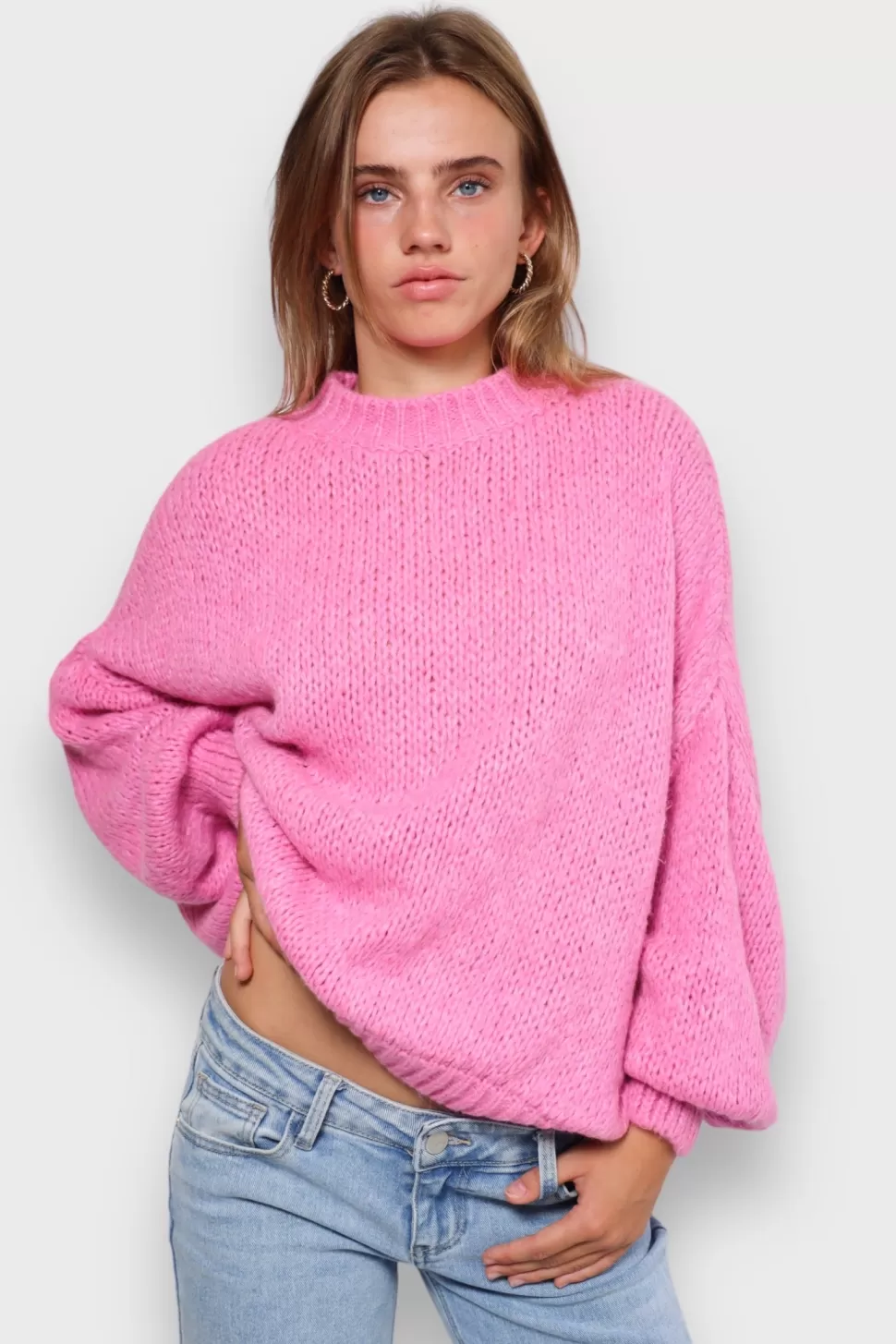 Pull "Gardez-Moi Au Chaud" Rose*Meet Me There Best